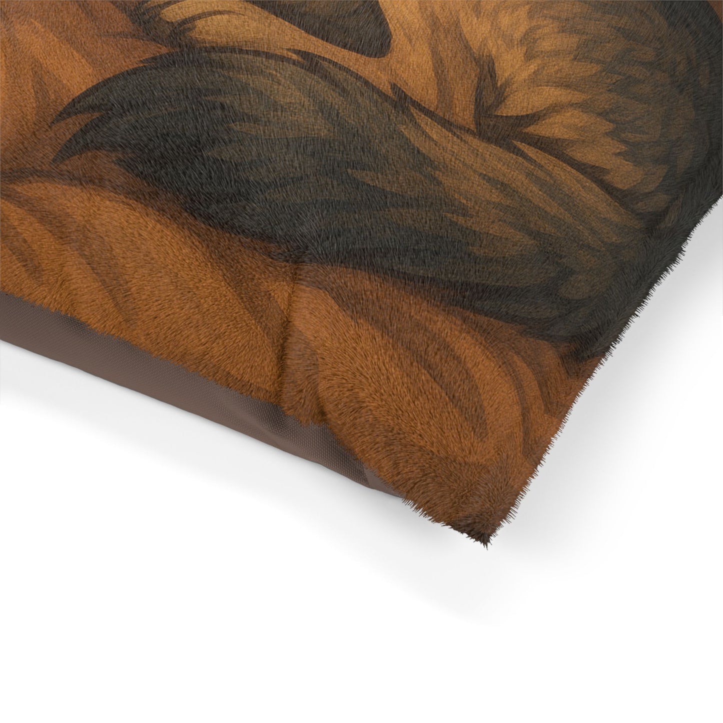 Cozy Wolf Pet Bed - Soft Plush Dog Pillow for Comfortable Resting