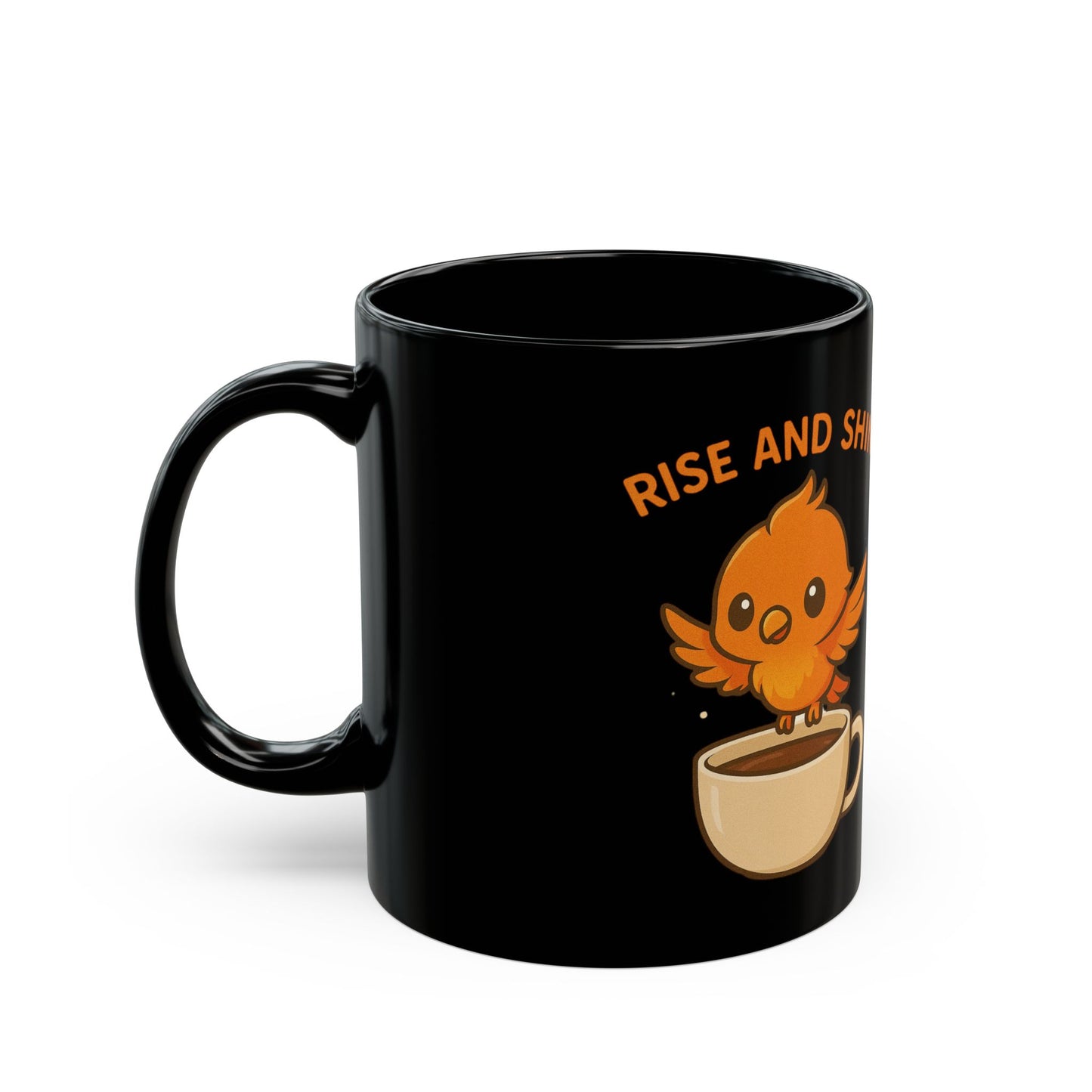 Cute Morning Bird Coffee Mug - "Rise and Shine" - 11oz & 15oz