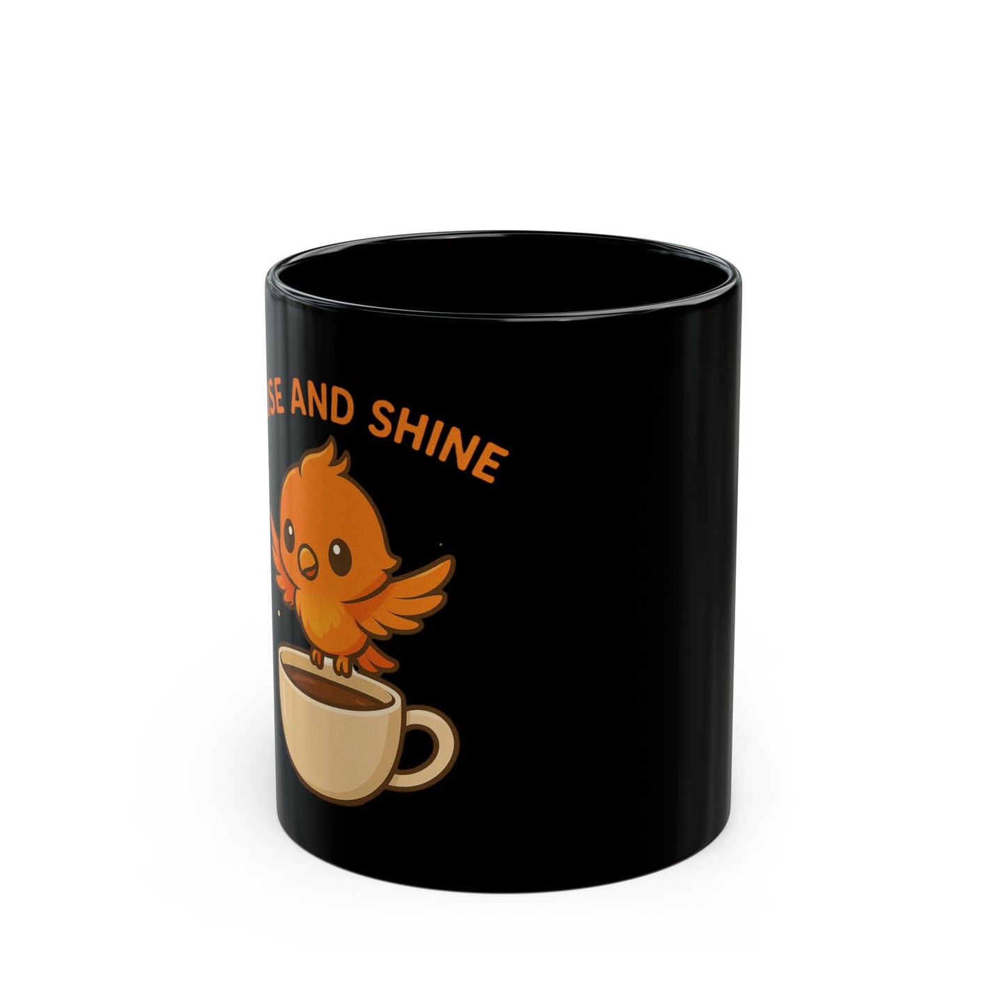 Cute Morning Bird Coffee Mug - "Rise and Shine" - 11oz & 15oz