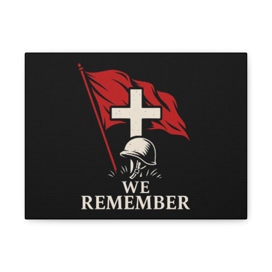 Memorial Canvas Wall Art - We Remember