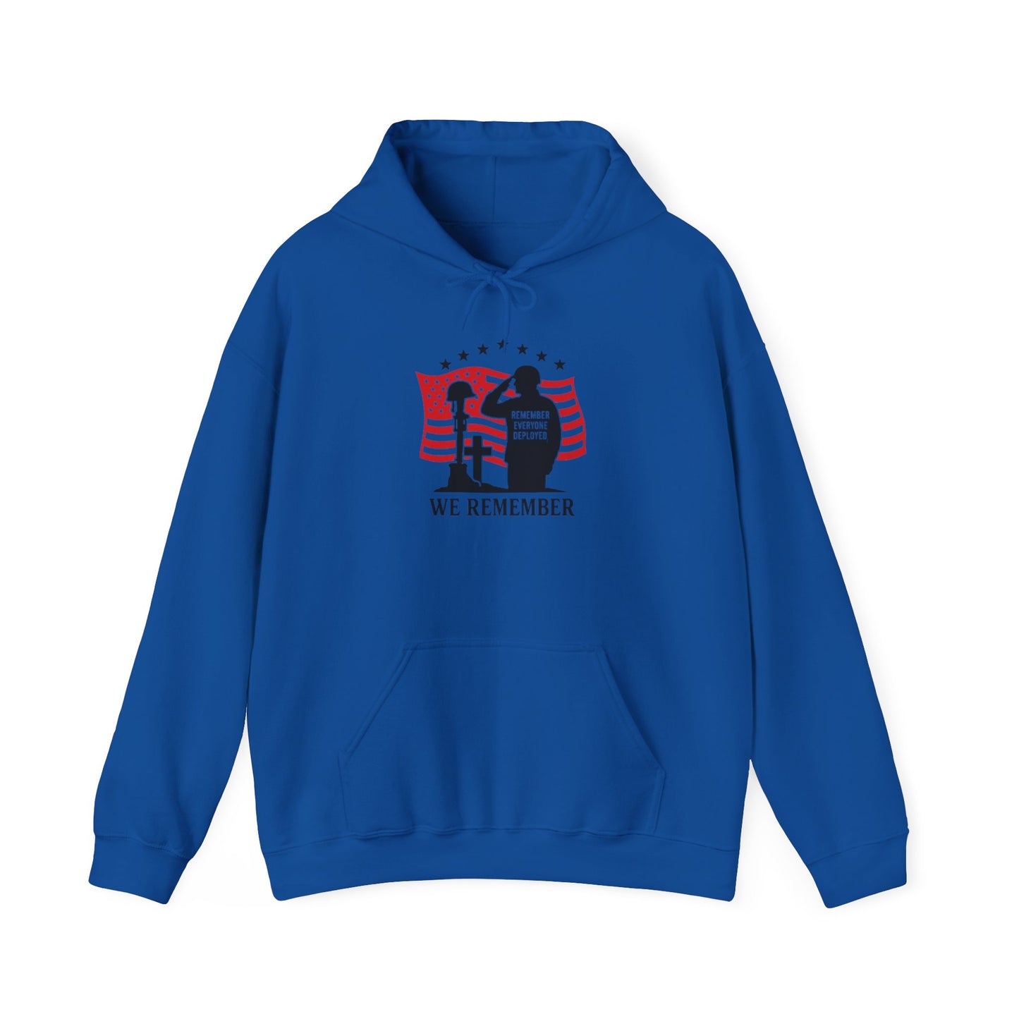 Memorial Day Unisex Hoodie - "We Remember" Patriotic Sweatshirt