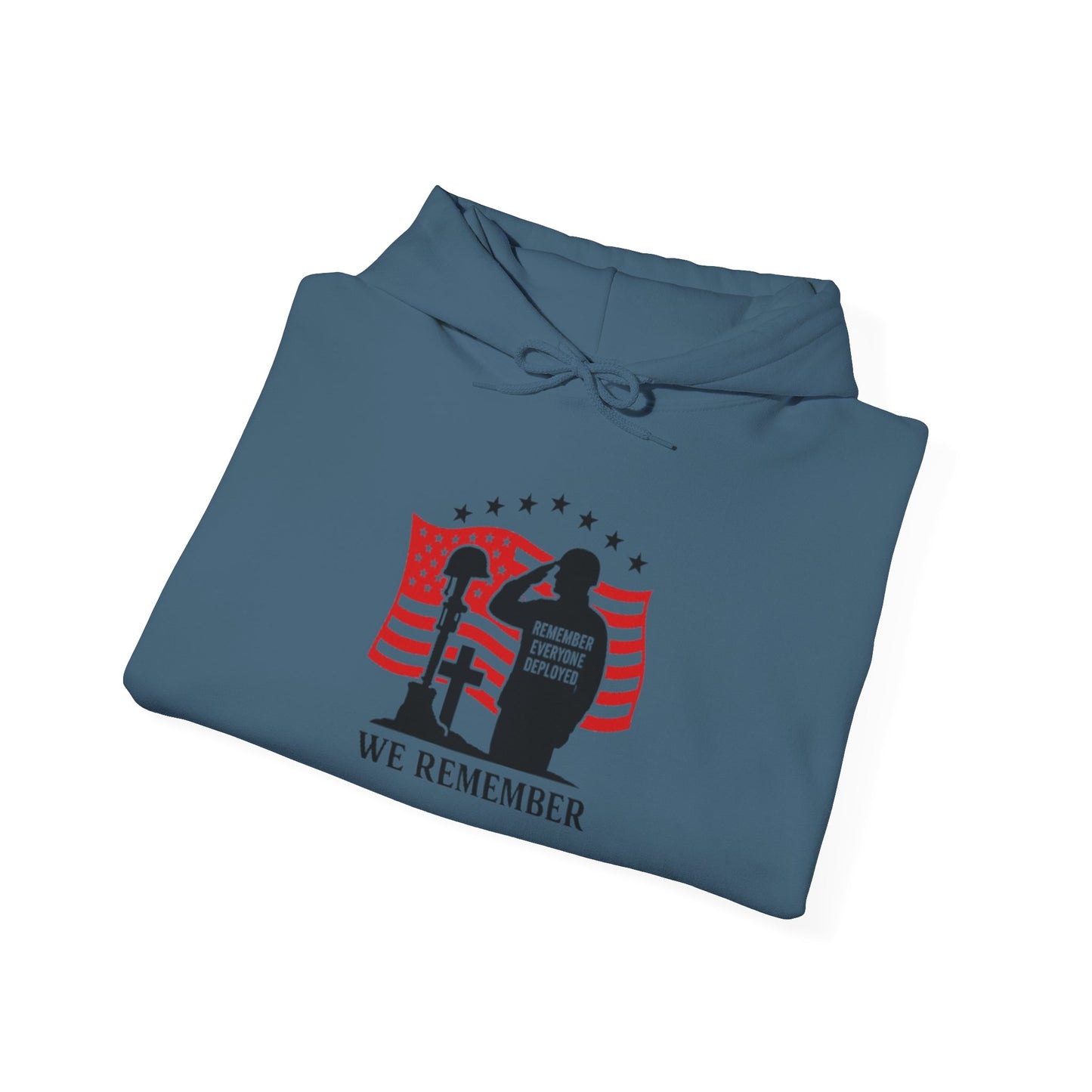 Memorial Day Unisex Hoodie - "We Remember" Patriotic Sweatshirt