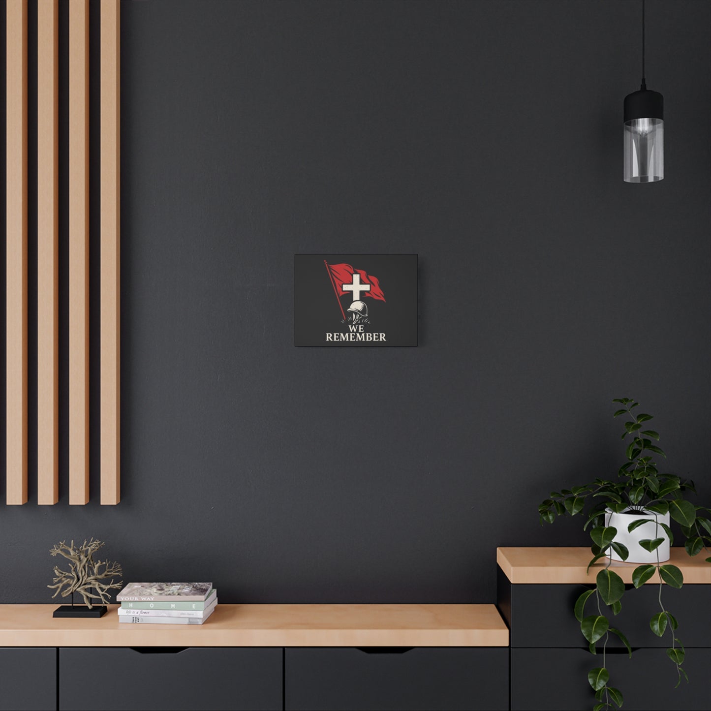 Memorial Canvas Wall Art - We Remember