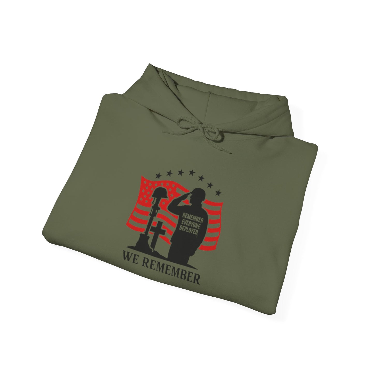Memorial Day Unisex Hoodie - "We Remember" Patriotic Sweatshirt