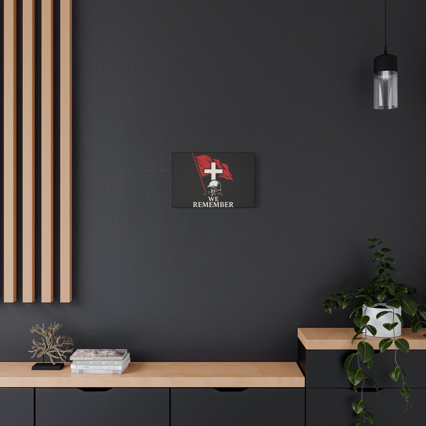 Memorial Canvas Wall Art - We Remember