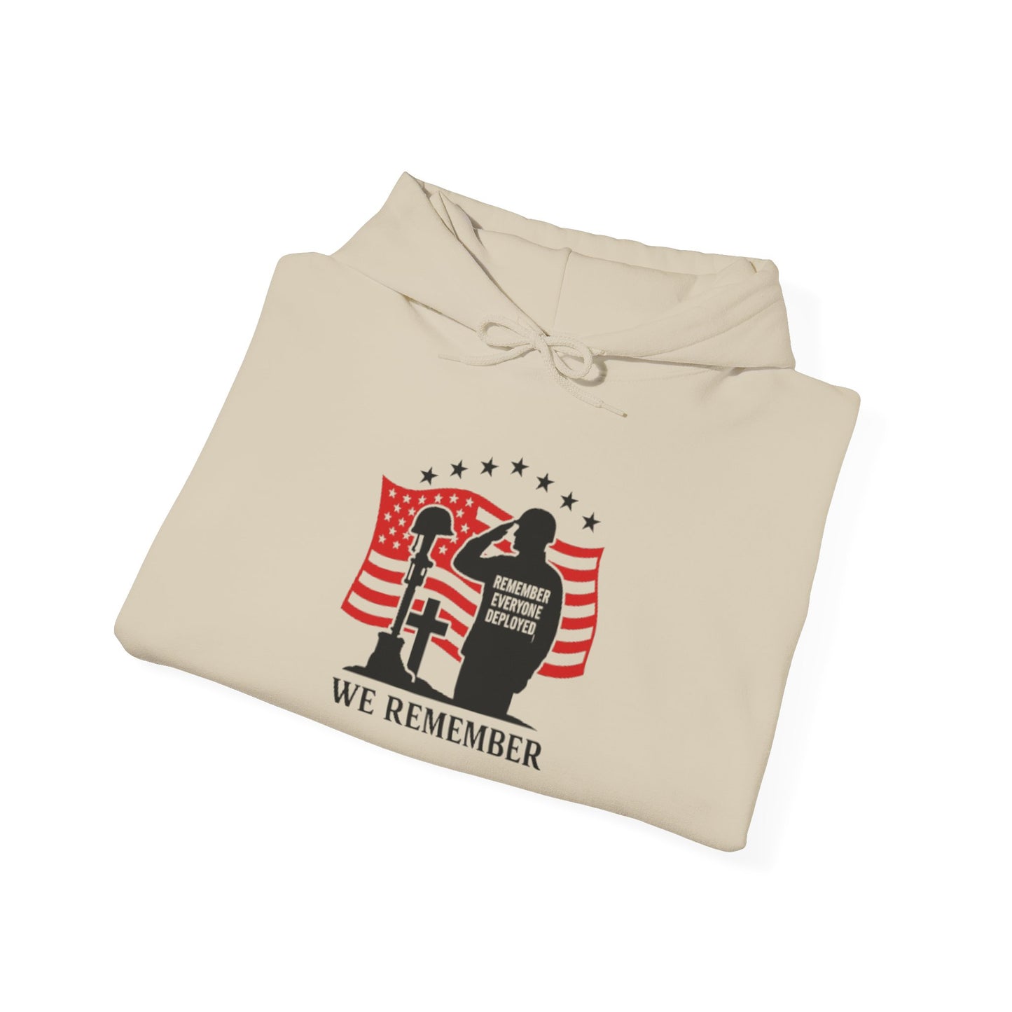 Memorial Day Unisex Hoodie - "We Remember" Patriotic Sweatshirt