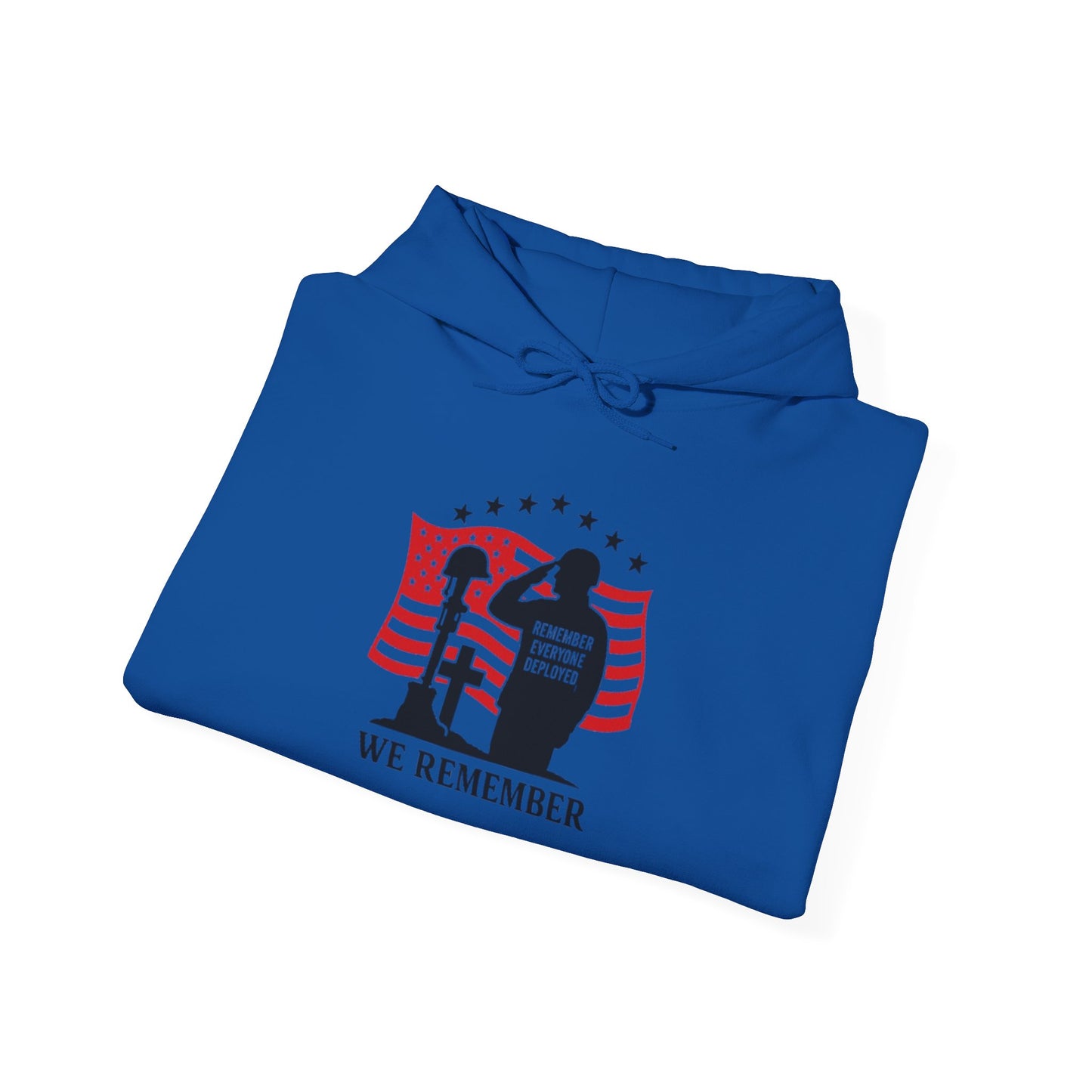 Memorial Day Unisex Hoodie - "We Remember" Patriotic Sweatshirt