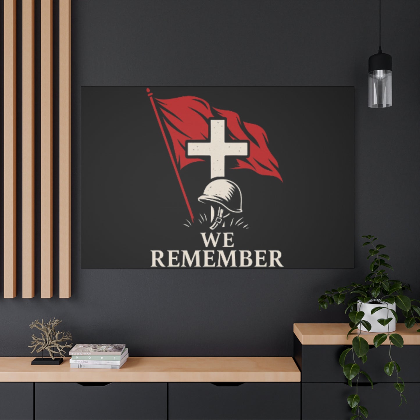 Memorial Canvas Wall Art - We Remember